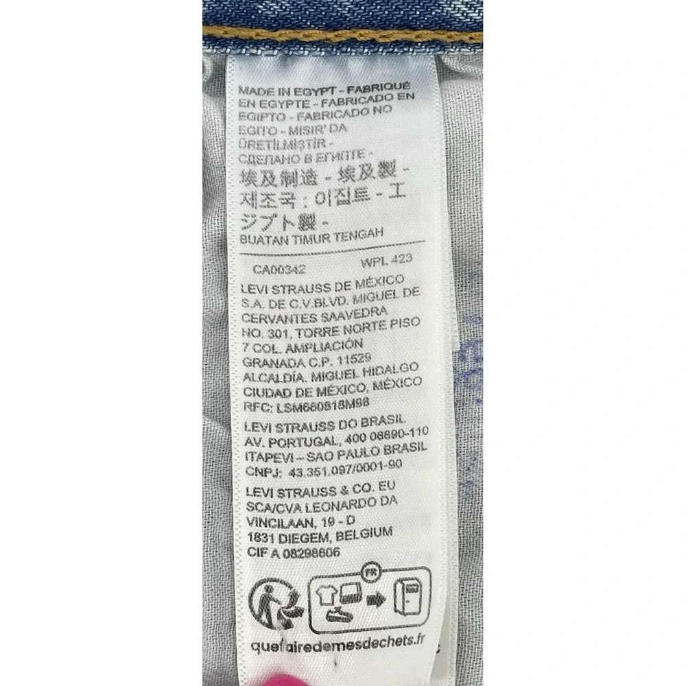 Levi's 501 Original Stretch NWT Button Fly Jeans Men's 57x30 Big & Tall
